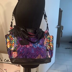Colorful Patterned Women's Bag DC Bags Guatemala leather